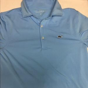 Vineyard Vines Solid Sport Lt. Blue Golf Shirt
